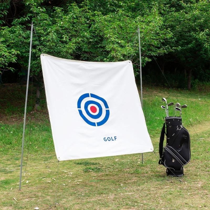 Telo bersaglio da golf 1,5x1,5m Telo per colpire da golf Bersagli per pratica golfistica Ausili per l'allenamento del golf per migliorare l'accuratezza