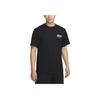 Nike Dri-FIT Yuvarlak Yaka Günlük Nefes Alabilir Kısa Kollu Baskılı Tişört Erkek Üstleri Siyah FN3280-010