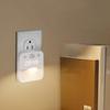 Infinite Dimming Night Light Three Color Switching Wall Plug Clock Motion Sensor Clock  Indoor Use