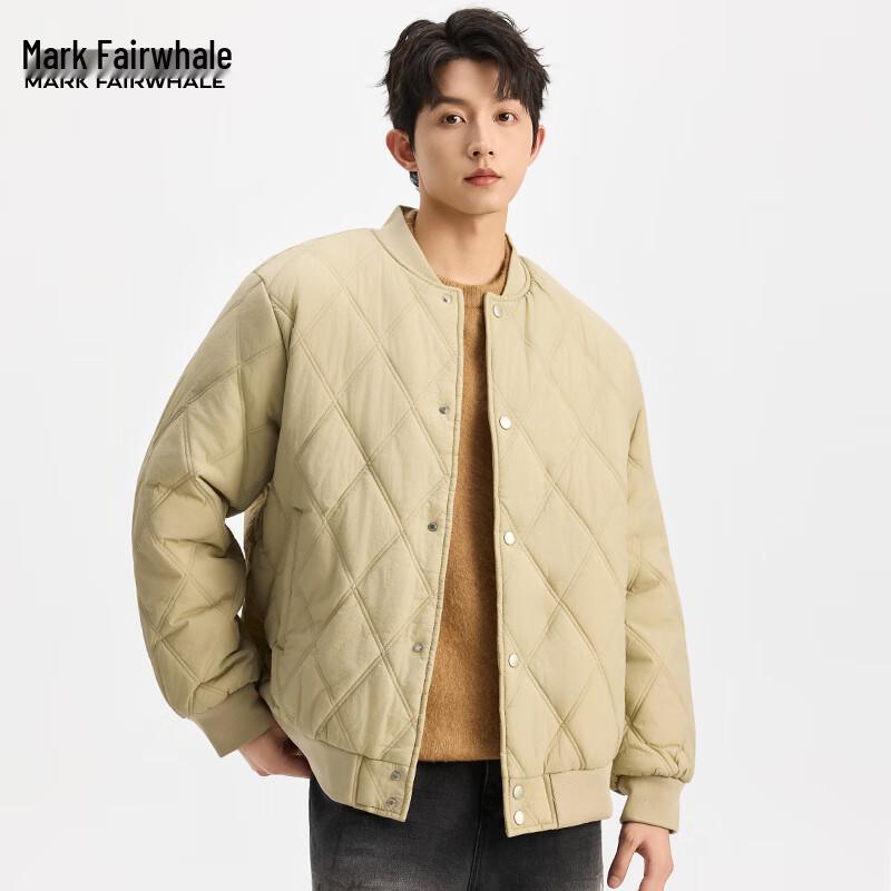 Mark Fairwhale Men's Padded Baseball Collar Winter Jacket