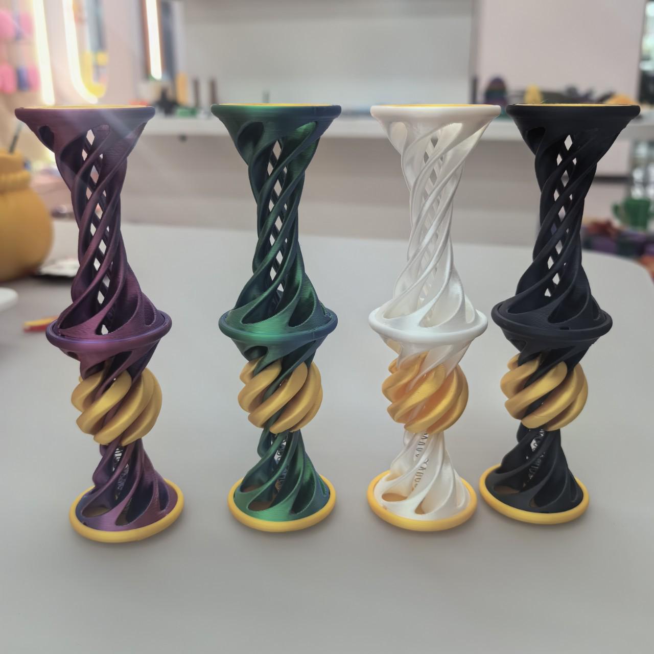 3D Printed Spiral Spring Jumping Toy - Unique Decompression Ejectable Toy 3D Printed Ornament