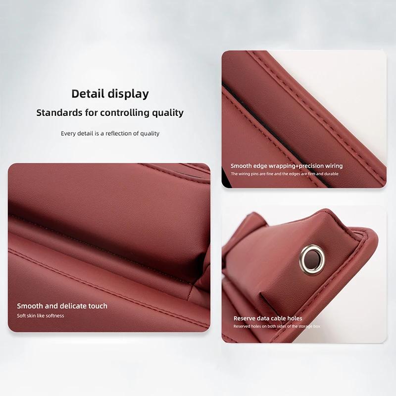 Pour Renault 2026 Nouveaux Enjoliveurs Boîte de Rangement Organiseur d'Espace de Siège Intérieur de Voiture Avec Porte-Gobelet Pour Renault Clio Megane Espace QM6 ZOE