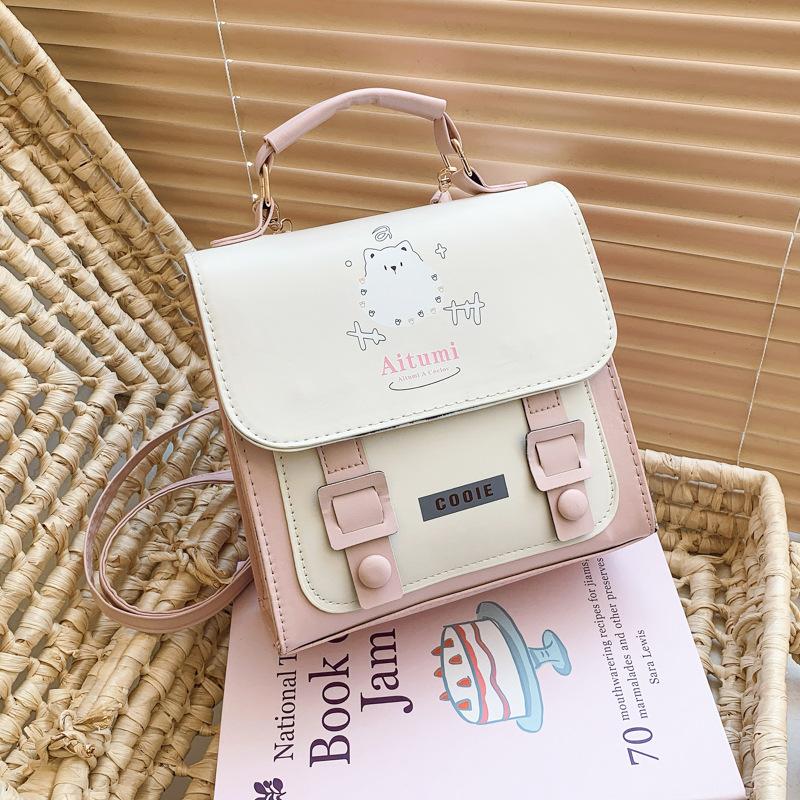 Schoolbag Women's Bag 1011 New Daily Versatile Niche Handbag Cute Foreign Fashion Trend Backpack Wholesale