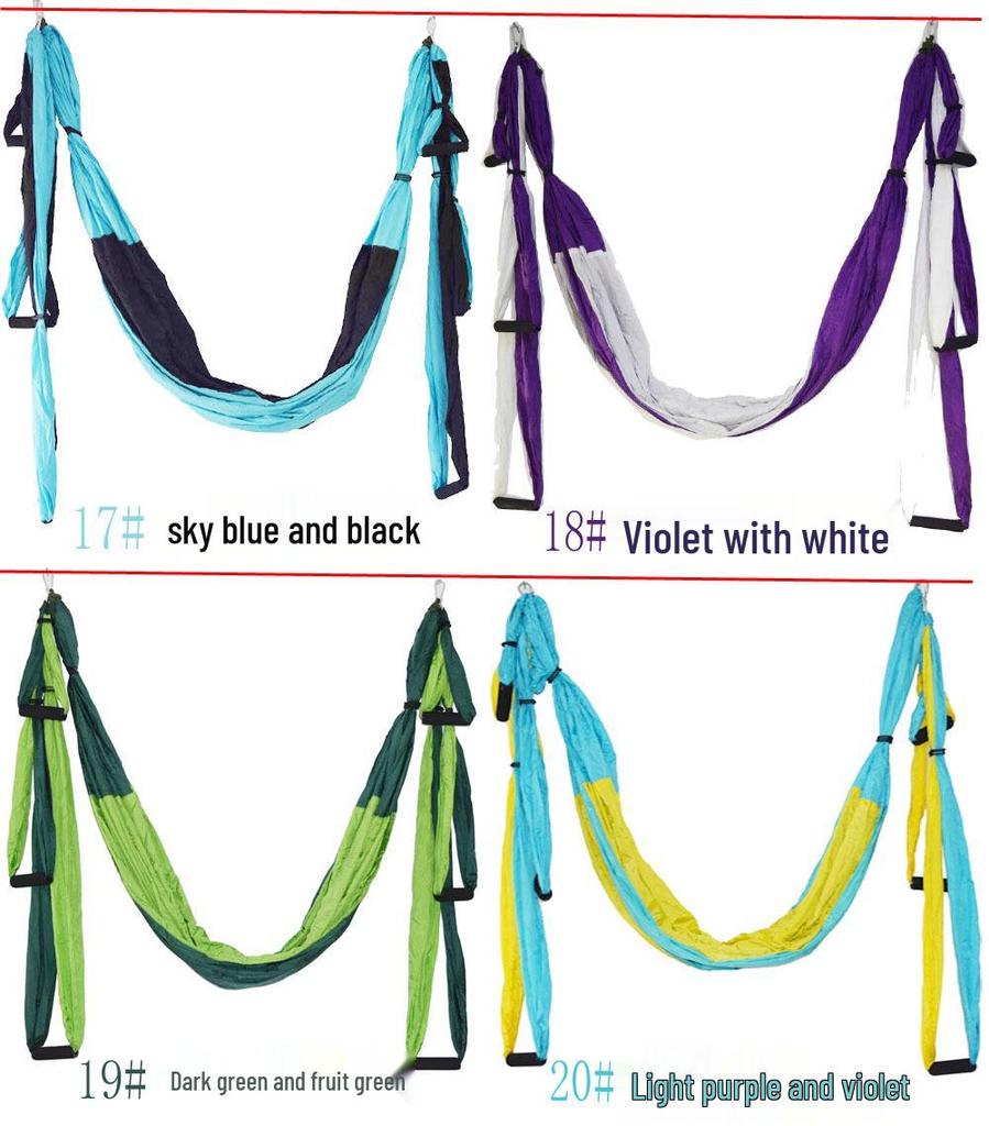 Sada hamaky pro aerial jógu: 6-úchytkový neelastický nylon pro inverzi a fitness