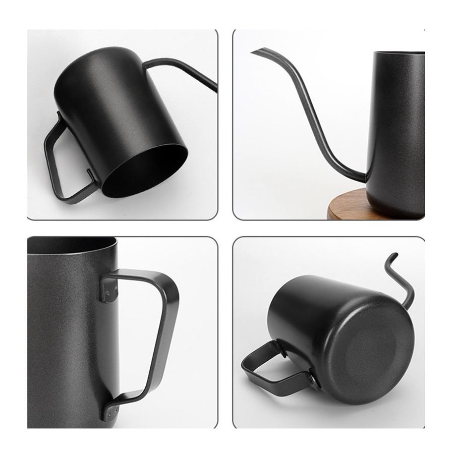 Pour Over Kettle Home Coffee Pouring Pot Hanging Ear Hand Blunt Long Narrow Drip Cup for Coffee Maker Carafe Camping Coffee Pot