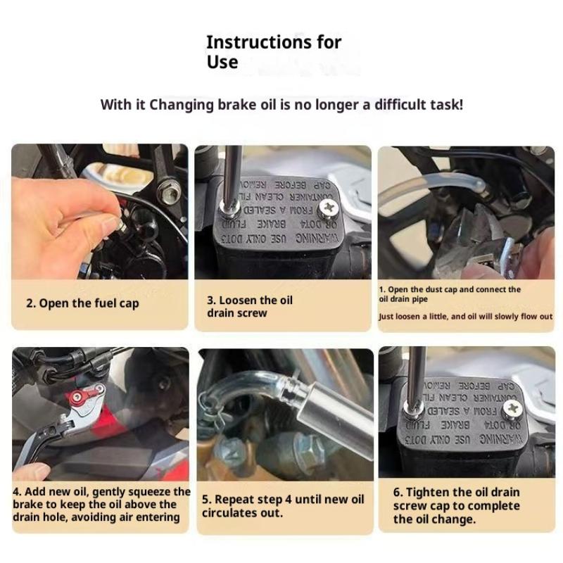 1Pc Car Clutch Brake Bleeder Hose Hydraulic Clutch One Way Valve Tube Bleeding Tool Replacement Adapter Kit Auto Accessories