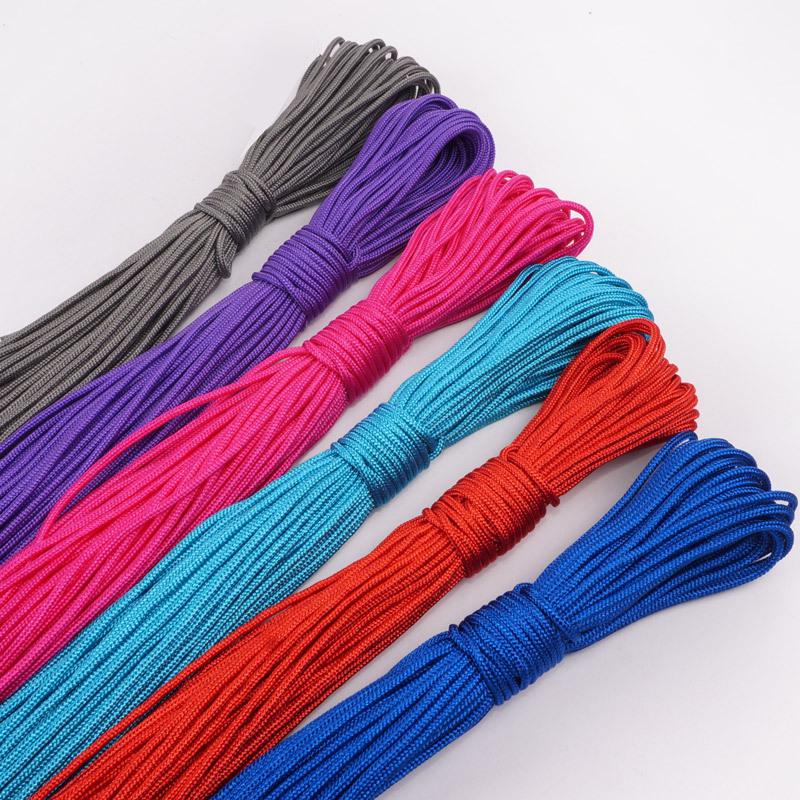 2mm Paracord Bracelet Weaving Thread - 10m Thin Round Rope for DIY Jewelry Accessories