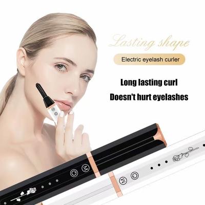 Heated Eyelash Curler Electric Mascara Long Lasting Eye Lashes Curling Cosmetic Beauty Instrume Eyelash Styling Makeup Tool