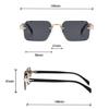 New Trendy Frameless Fashionable Glasses for Men, Beveled-cut Glasses for Women, Personalized Glasses