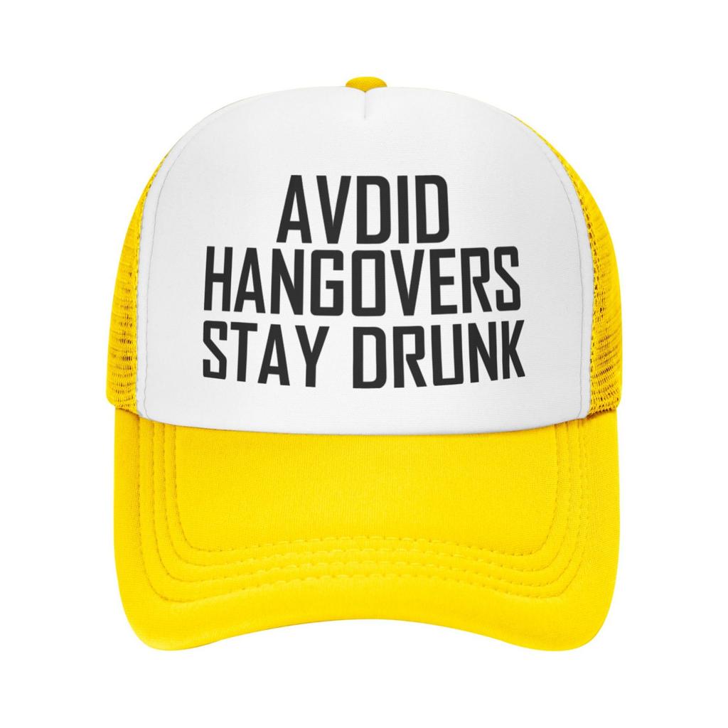 Avoid Hangovers Stay Drunk - Alcohol Beer - Adult Trucker Cap Hat
