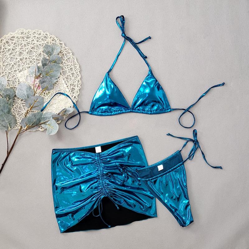 Neuer Bikini Anzug Sexy Schlank Glitzerstoff Spice Girls Nachtclub