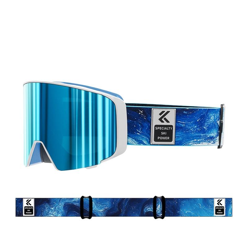 Flip Ski Glasses Anti-fog Professional Outdoor Mountaineering Windproof Goggles Single and Double Board Snow Goggles