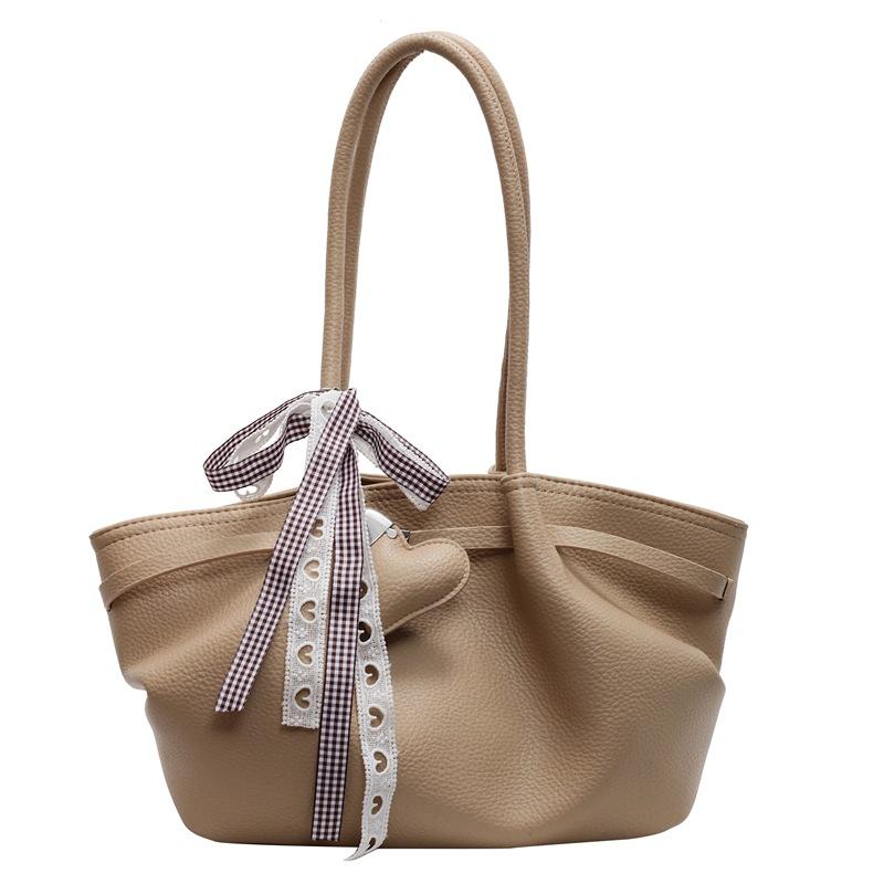 

Сумка-тоут большой вместимости, женская, новая модная, универсальная на плечо without pendant хаки