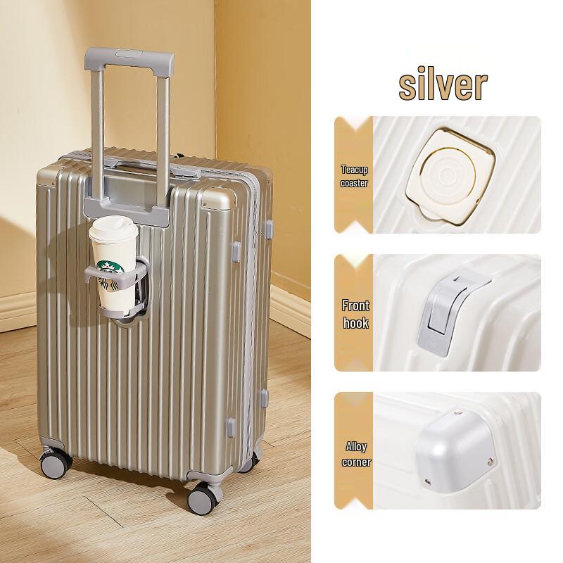 JOURHEY SHI Large Capacity Silent Spinner Luggage 20 inch