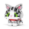 Pet Cats Dog Assembling Block Cartoon Cute Doll Puzzle Assembly Children's Plaything DIY Table Ornaments Boys Girls Birthday Gift blocks