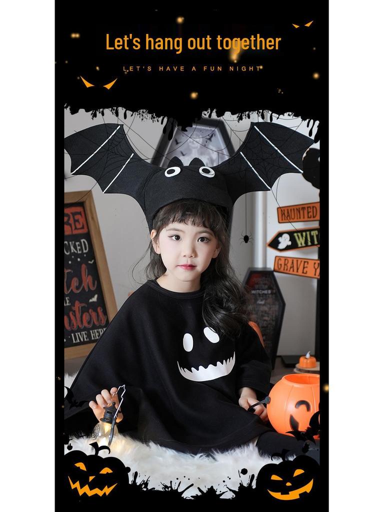 Junran Halloween Kinder Geisterkostüm Umhang und Cape für Jungen und Mädchen