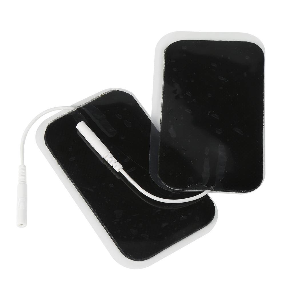 2Pcs Reusable Replacement Self adhesive Health Care Electrode Pads for Tens Massager