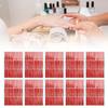 10 Sheet Nail Art Mounting Tape Salon Double Sided Adhesive Tape Accessory for Nail Tip Color Display