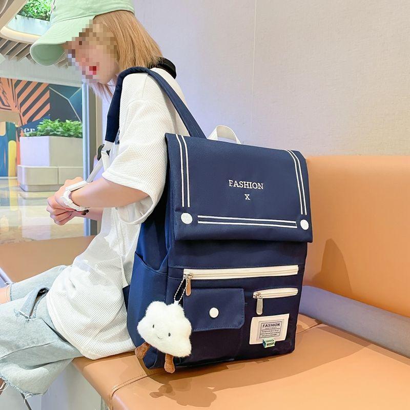 

Lightweight Large Capacity Backpack for Girls - Suitable for Elementary to High School Students (Grades 3-12) темно-синий