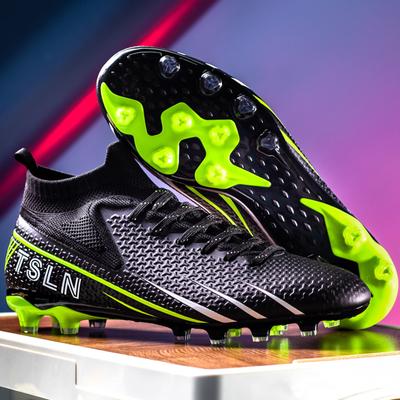 Scarpe da calcio per giovani Calzini da prato artificiali di alta qualità Scarpe da calcio sportive per unghie lunghe da uomo per esterni di grandi dimensioni