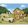 Sylvanian Families Camping Car Toy Set for Ages 3 and Up, ST Mark Certified, Dollhouse Accessory