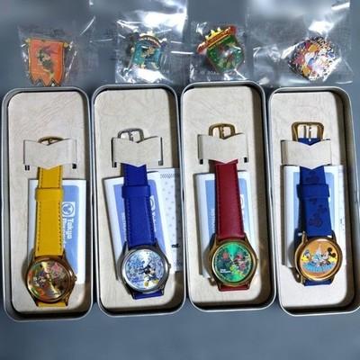 Tokyo Disneyland 15th 16th Anniversary Watch 4-Set Operation not verified
