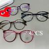 4PCS Fashion Reading Glasses Anti-Blue Light Women Men Computer Presbyopia Hyperopia Eyeglasses+1.0+1.5+2.0+2.5+3.0+3.5+4.0