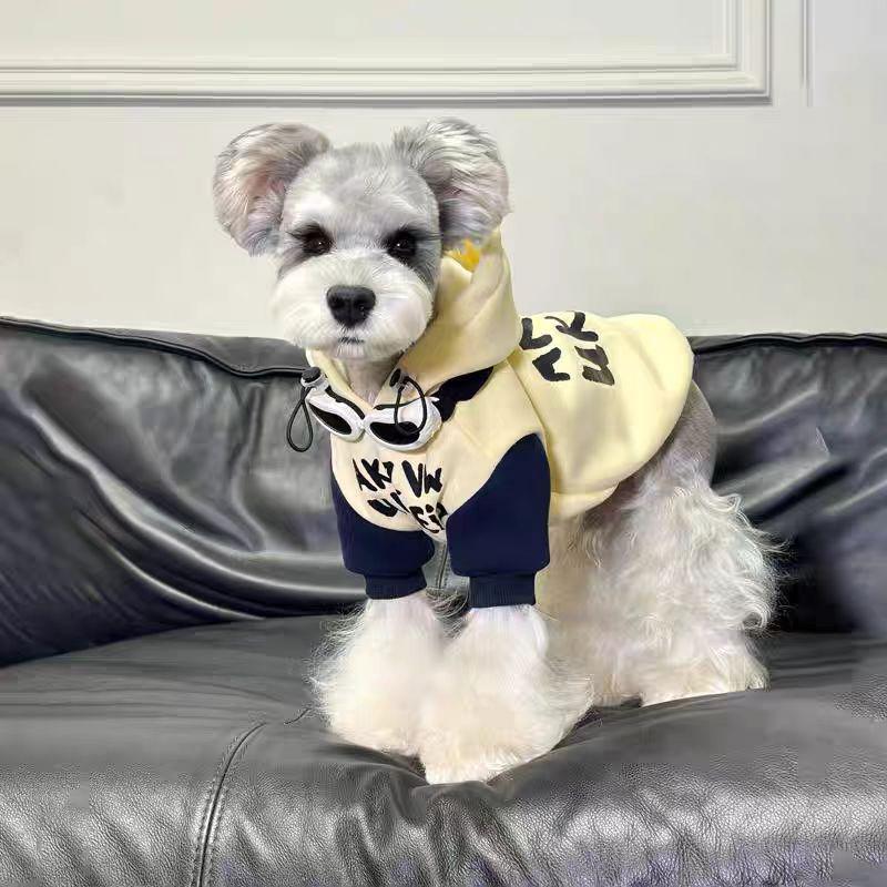 

Двухцветное худи для собак малых и средних пород - Теплая осенне-зимняя одежда XS