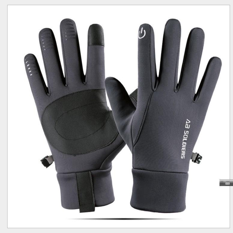 Cycling Gloves Mens Warm Touchscreen Windproof Waterproof For Outdoor Winter Riding