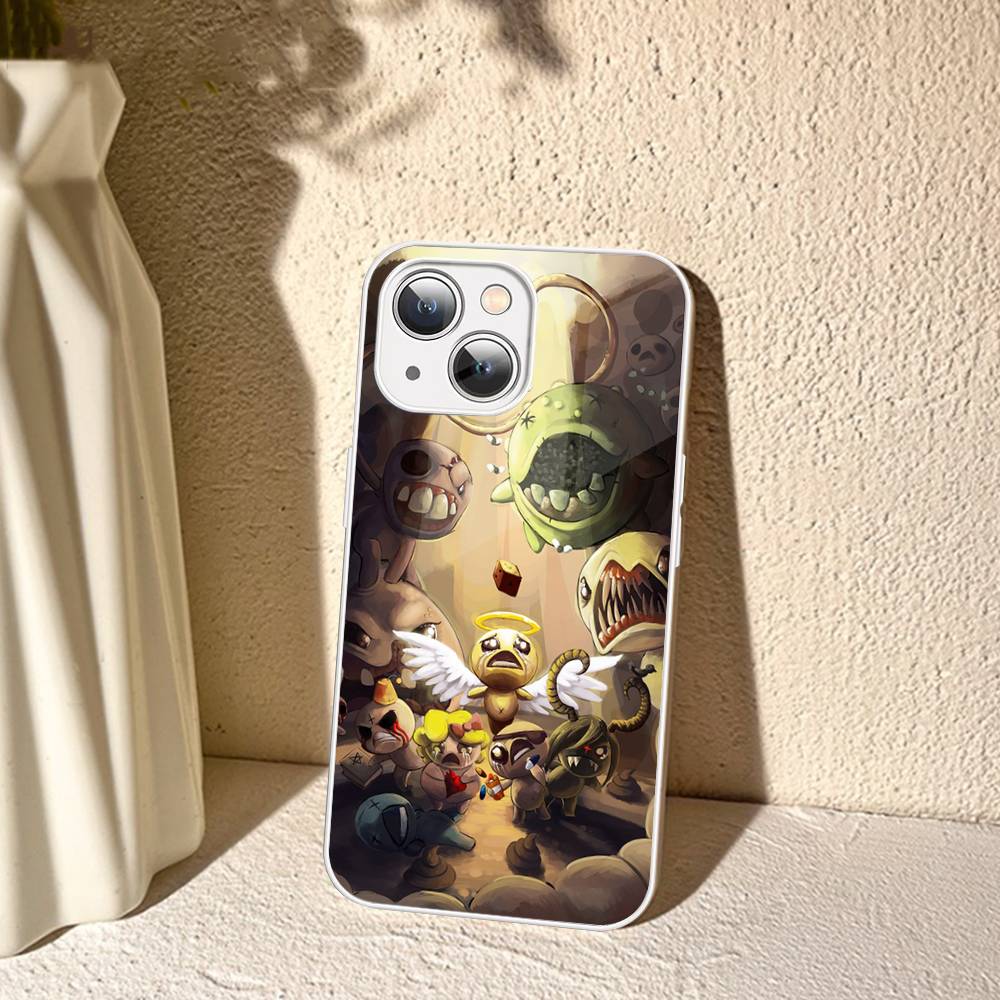 Action Game The Binding Of Isaac Tempered Glass For Iphone 14 13 12 11 Pro Mini XS MAX 14Plus X XS XR Cover