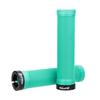 Handlebar Grips Shock Absorbing 22mm Bike Lockable Handle Grip , Blue