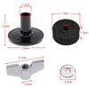 12pcs Jazz Drum Cymbal Felt Pads Parts with Cymbal Sleeves&Wing Nuts&Washers&Cymbal Wool Felt Pads