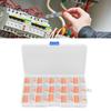 15PCS Wire Conductor Connector Quick Splicing Compact Splitter Terminals DF‑15 Transparent