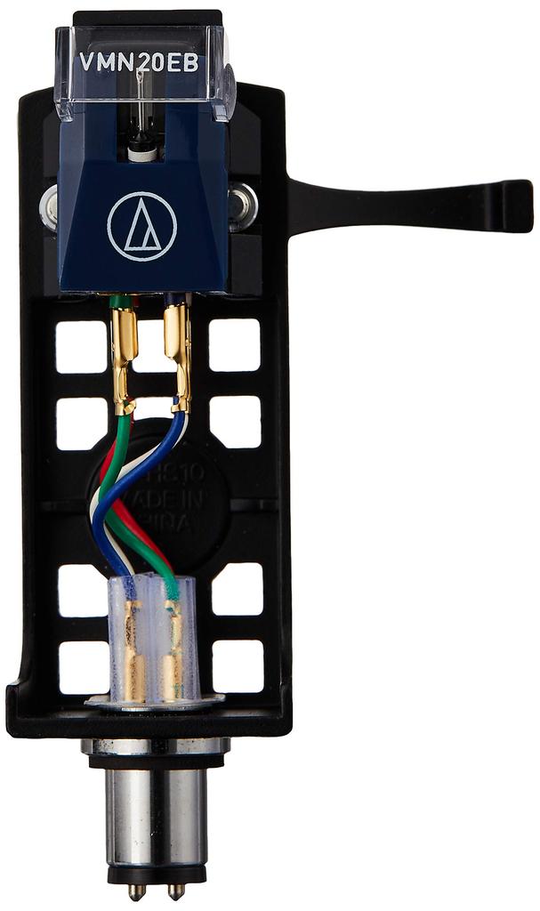 stereo cartridge with headshell and bonded elliptical stylus Audio-Technica VM-type VM520EB/H