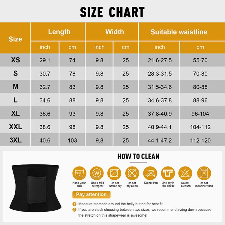 HEXIN Compression Women Fitness Workout Back Support Belt Elasticity Fat Tummy Control Waist Trainer Shaper