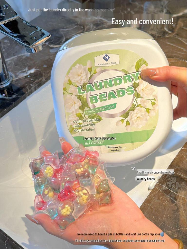 Gardenia 5D Pět v jednom prací kapsle - Dlouhotrvající čistá vůně