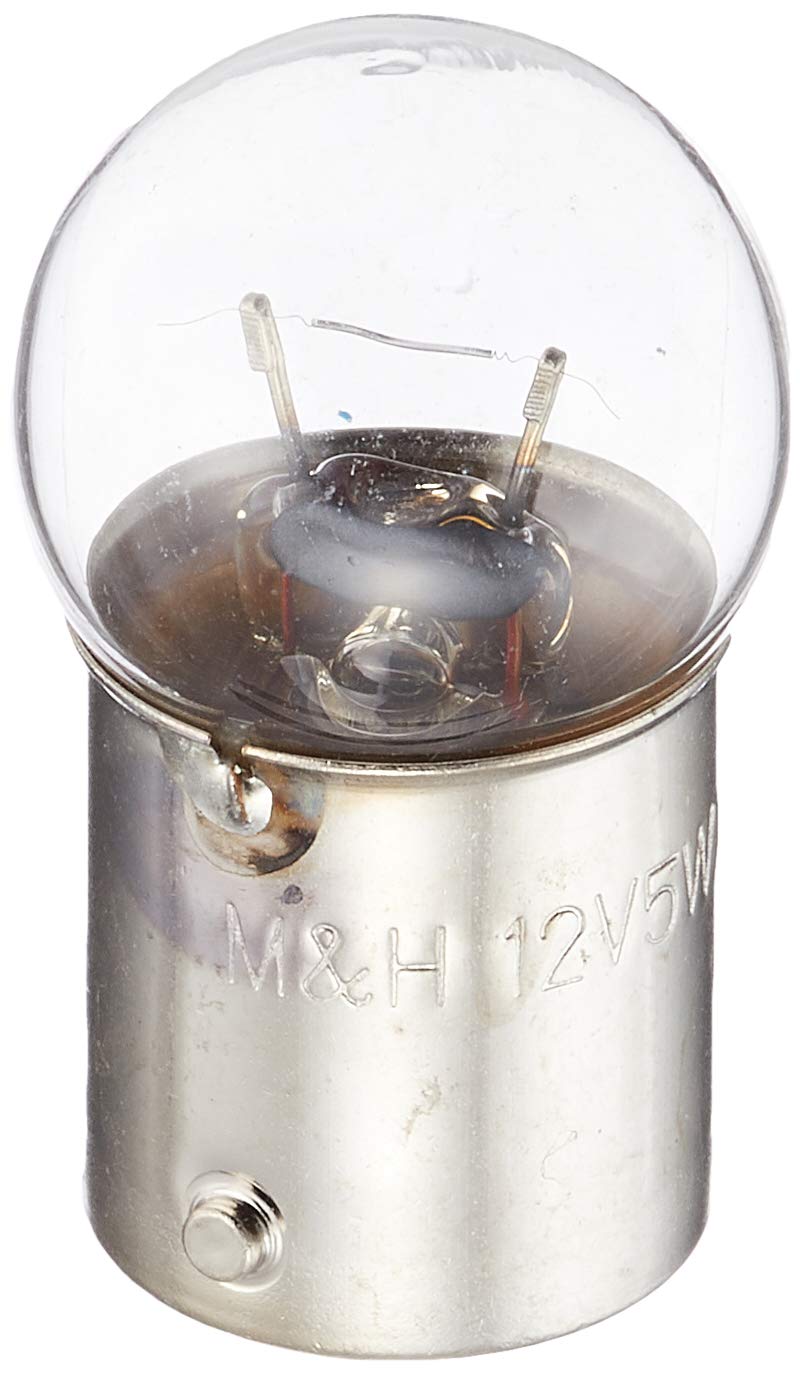 

M&H Matsushima Лампа 12V5W Прозрачная G18 BA15S 2 штуки A5105 Лампа