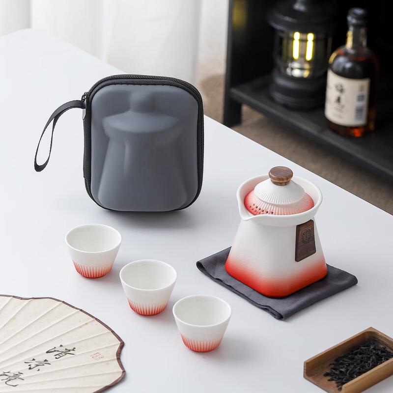 Forbidden City Imperial Travel Tea Set (1 Pot, 3 Cups)