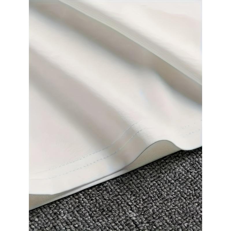 European Sizes Plus Size Men's Short Sleeve T-shirt, CALLED A DAD Print Casual Comfy Breathable Summer Tee Tops