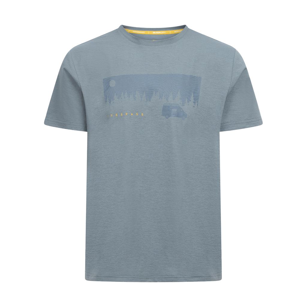 TRESPASS Mens Jacub Short-Sleeved Casual T-Shirt