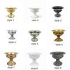 European Retro Flower Vase High-footed Metal Urn-shaped Vase Elegant Luxury Flower Pots Floral Arrangement