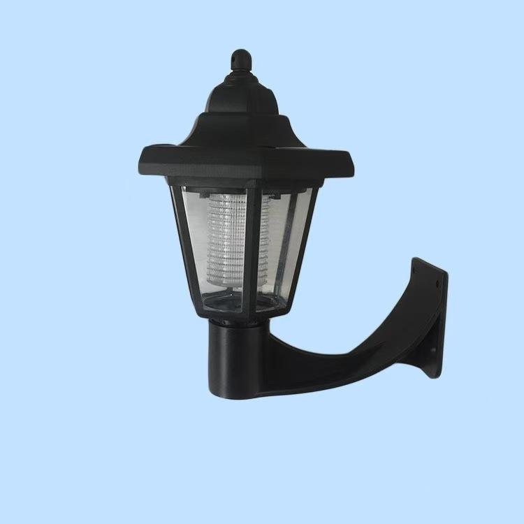 Outdoor Solar Lights Retro Lantern Hexagonal Solar Lights Outdoor LED Solar Sconce Wall Lamp Solar Spotlight Garden Decorations