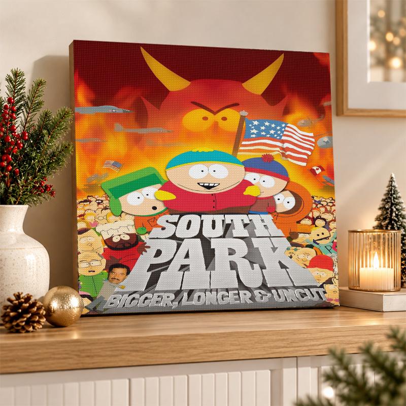 South Park Diamond Painting Kit 5D Full Drill DIY Diamond Mosaic Wall Art Home Decor