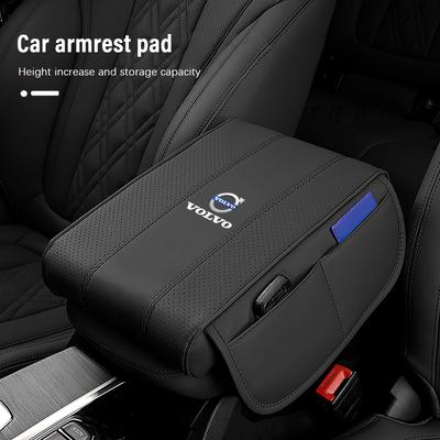 Coussin rehaussé pour accoudoir de voiture en mousse à mémoire avec rangement pour Xc60 Xc90 V40 V60 S60 V50 V90 S80 C40 XC40 V70 XC70 C30 C70
