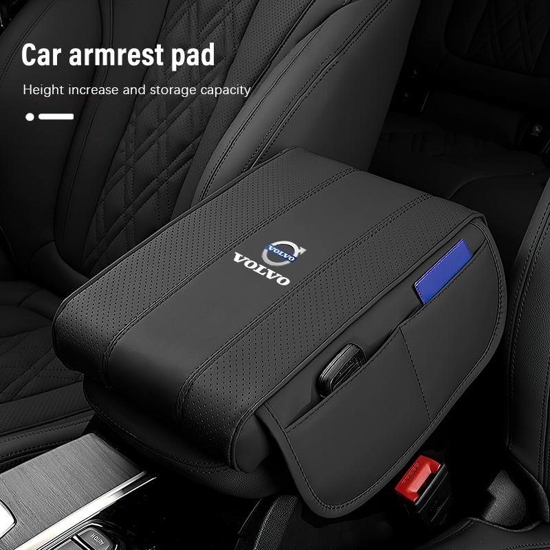 Car Armrest Heightened Pad Memory Cotton Storage Cushion For Volvo Xc60 Xc90 V40 V60 S60 V50 V90 S80 C40 XC40 V70 XC70 C30 C70 SA2