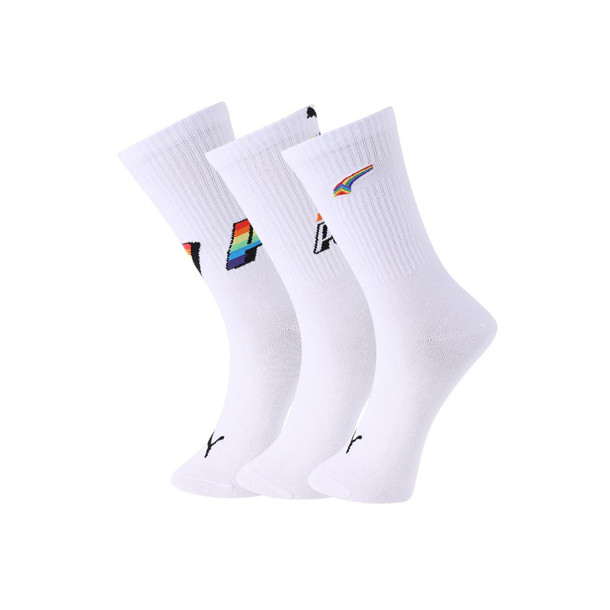 Носки PUMA до колена Унисекс 3 пары Белые 701231082 35/38