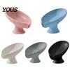 Non-foaming Soap Dish Self Draining Dish, 3D Printed Holder, Multi-functional Smooth Curve Tray Sink Organizer for Shower, Bathroom, Kitchen