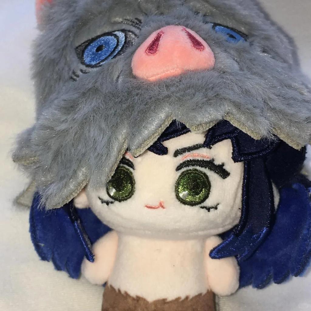 10cm Kawaii Inosuke Plush Toy With Hat High Quality Figure Game Anime Cosplay Stuffed Doll Birthday Gifts Fans