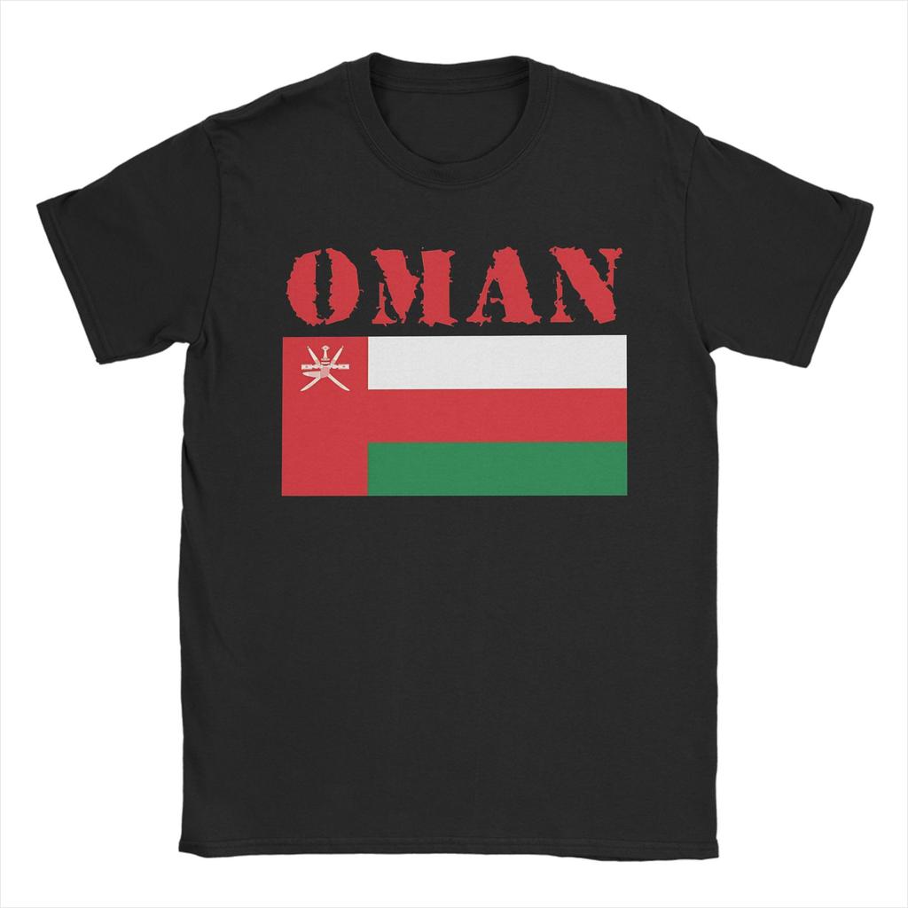 Streetwear T-shirt Zomer Oman Vlag Populaire T-shirts Katoenen T-shirt voor Heren Y2K Leuk Grote Maten 6XL Korte Mouw Kleding