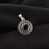Black Onyx Gemstone 925 Sterling Silver Artisan Jewelry Pendant 1.14" For Party CP-30-21